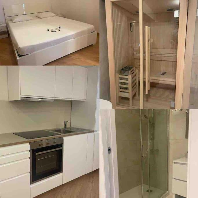 Appartamento Con Piscina E Sauna Bissone Exterior foto